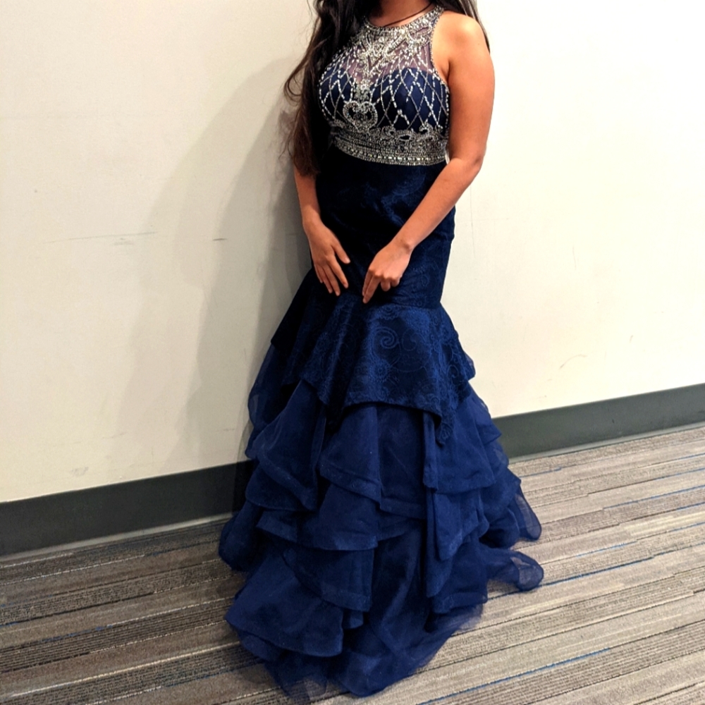 🎉🎉Royal blue two piece dress